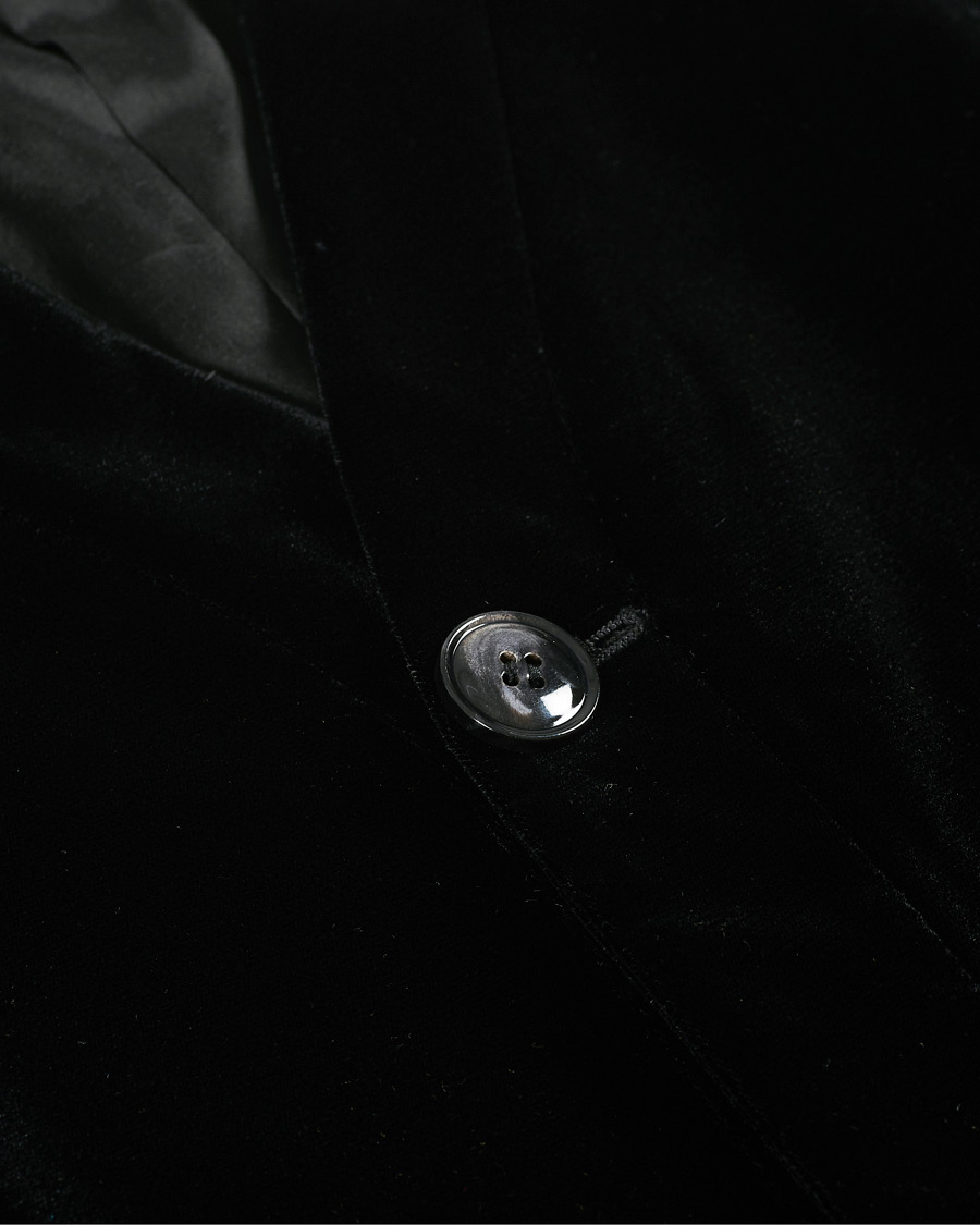 Heren | Blazers | Giorgio Armani | Velvet Evening Jacket Black