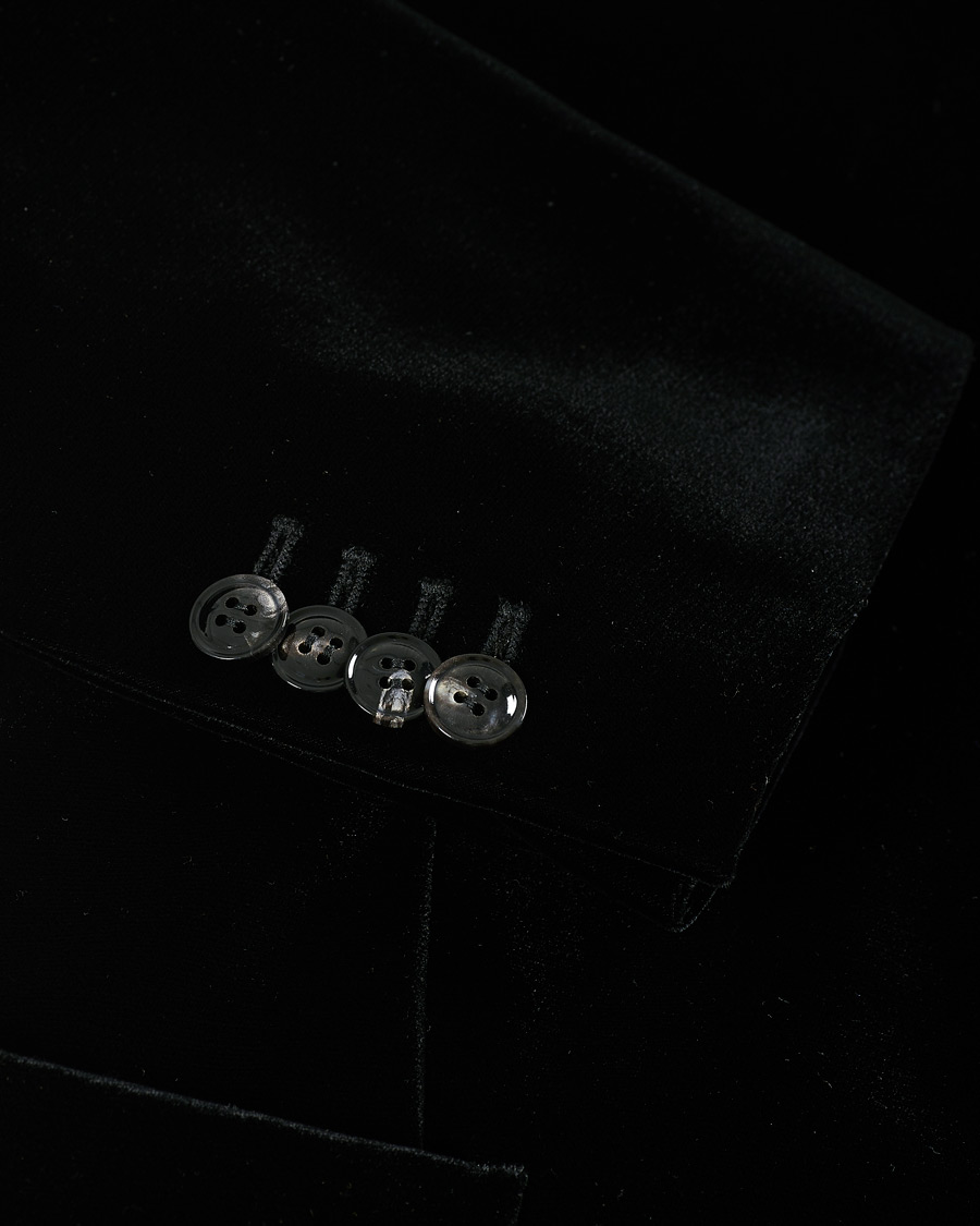 Heren | Blazers | Giorgio Armani | Velvet Evening Jacket Black