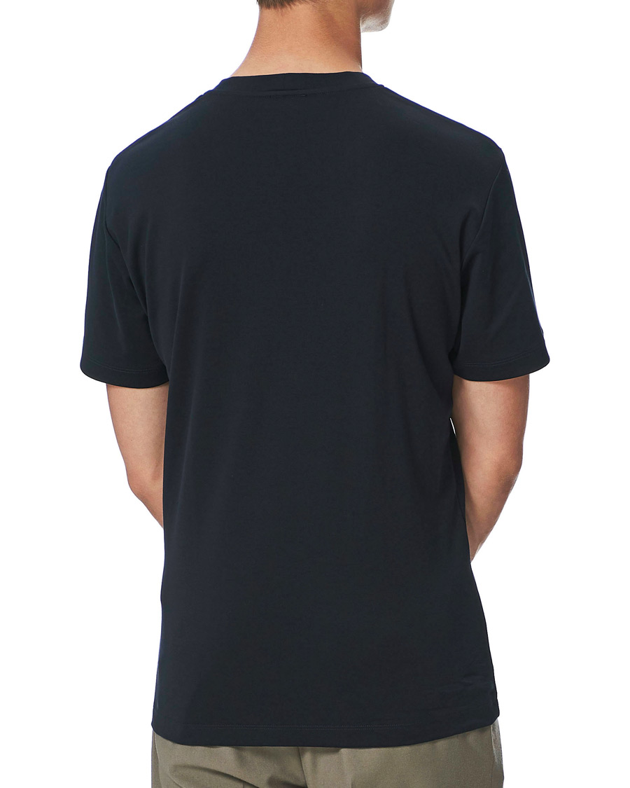 Heren | T-shirts | Giorgio Armani | Signature Embroidery T-Shirt Navy