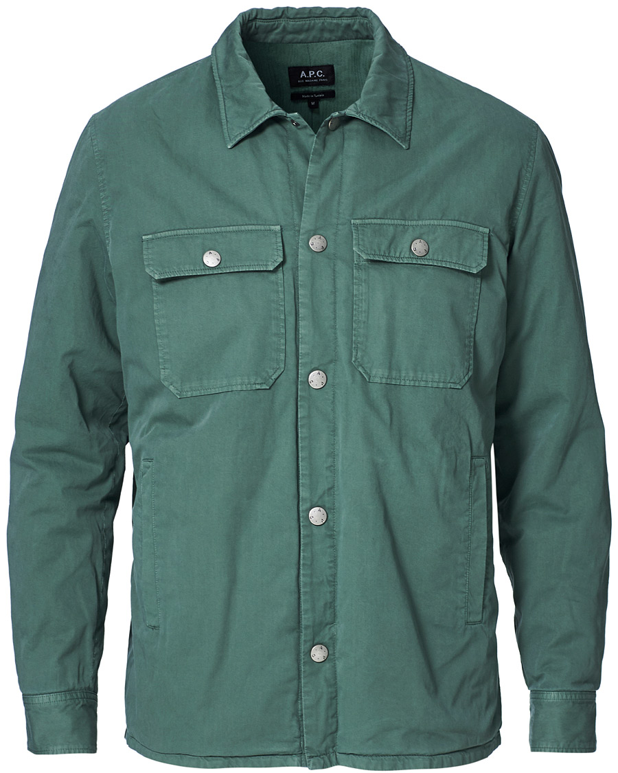 Heren | Jassen | A.P.C. | Chino Cotton Overshirt Military Khaki