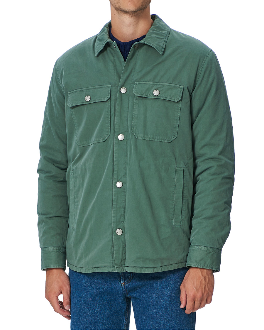 Heren | Jassen | A.P.C. | Chino Cotton Overshirt Military Khaki
