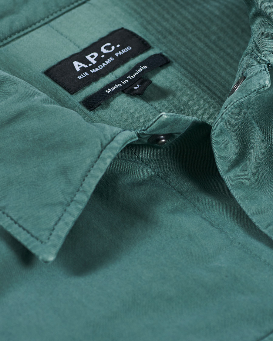 Heren | Jassen | A.P.C. | Chino Cotton Overshirt Military Khaki