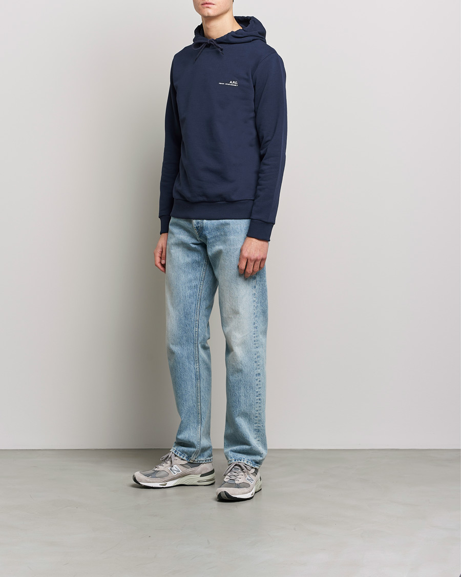 Heren | Truien | A.P.C. | Item Hoodie Navy