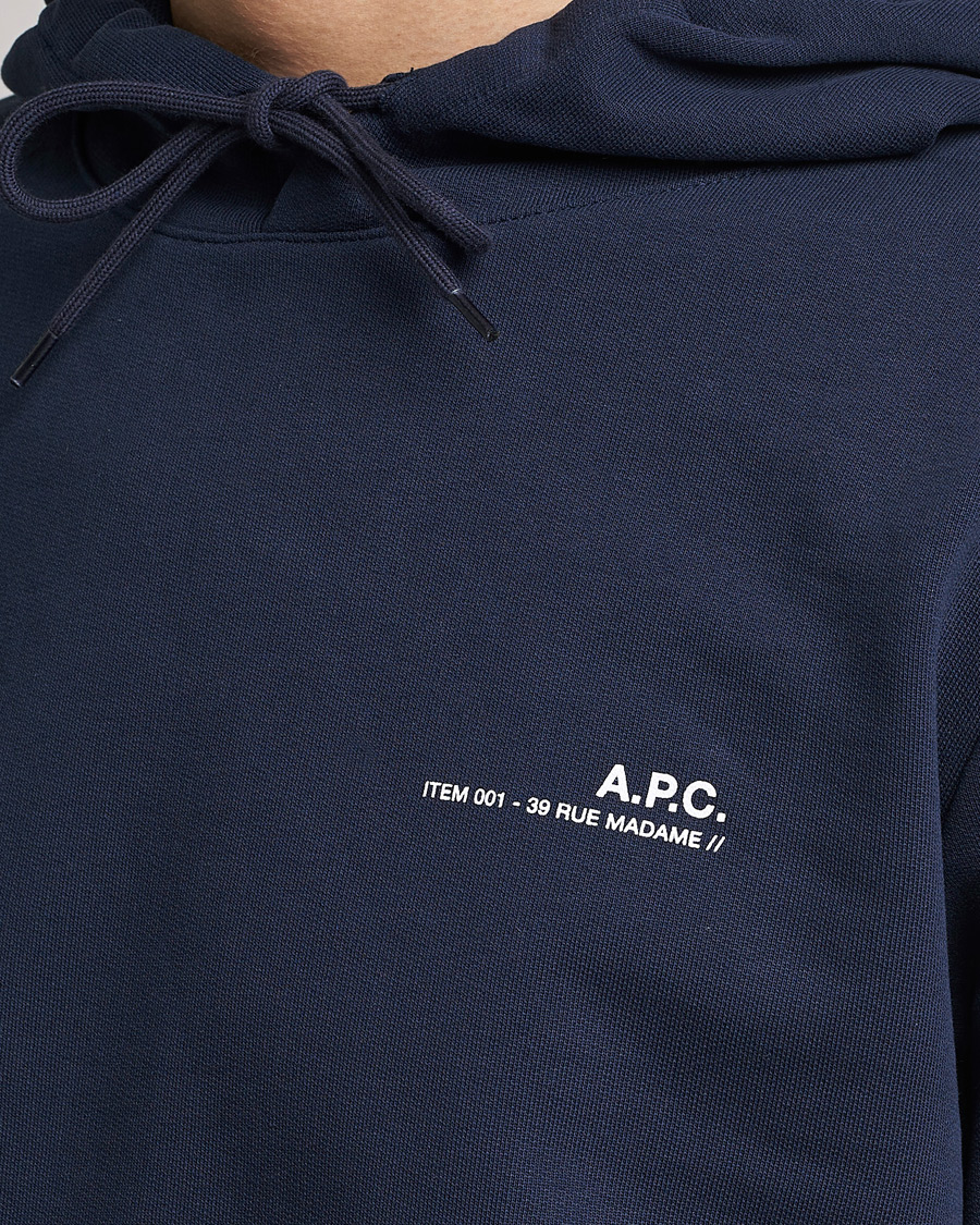 Heren | Truien | A.P.C. | Item Hoodie Navy