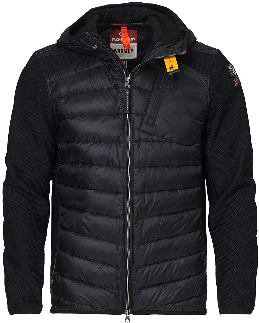 Heren | Jassen | Parajumpers | Nolan Hybrid Hooded Jacket Black