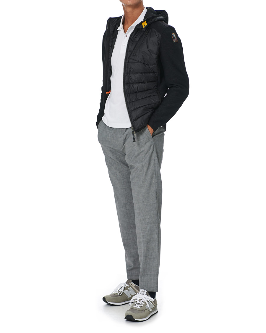 Heren | Jassen | Parajumpers | Nolan Hybrid Hooded Jacket Black