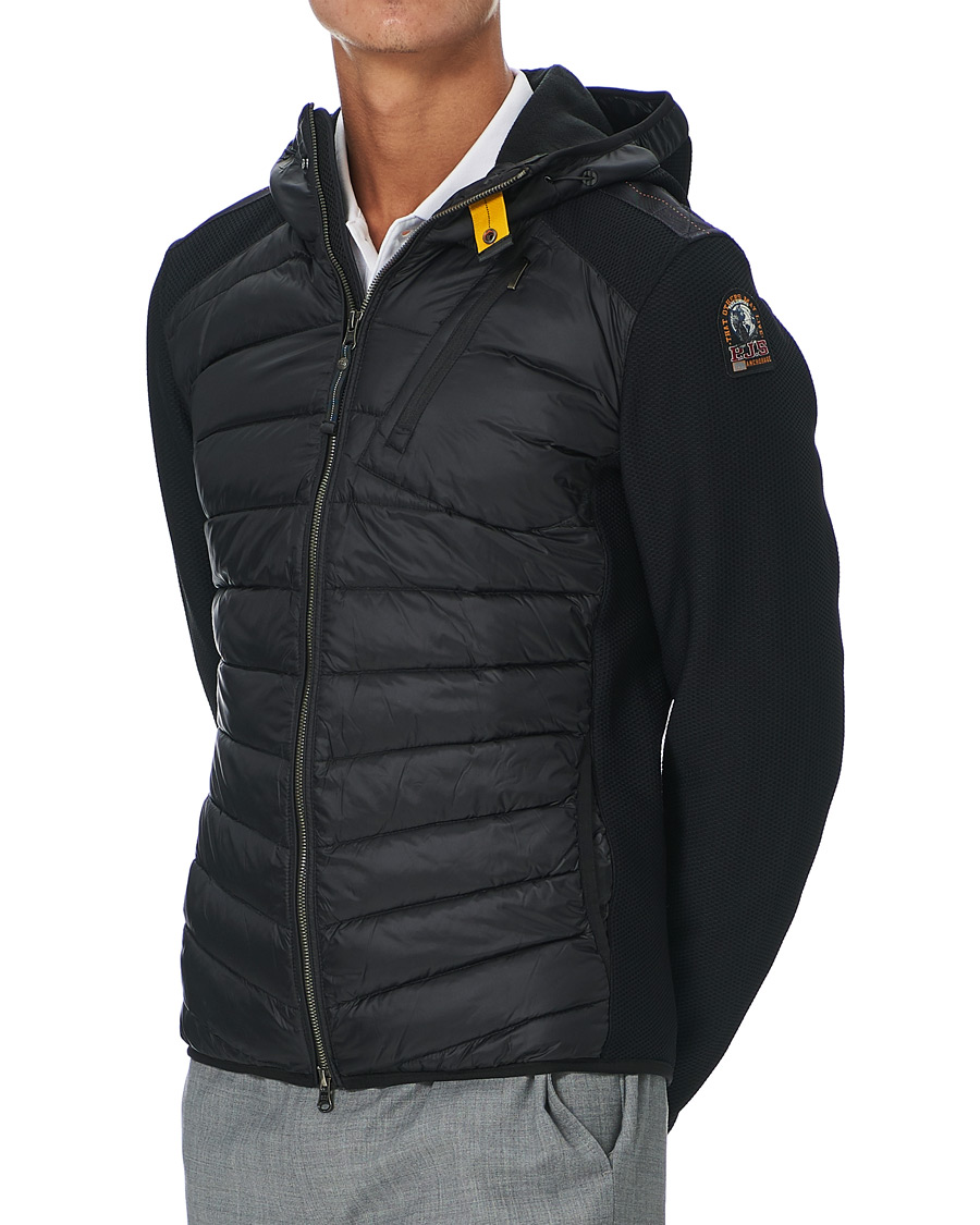 Heren | Jassen | Parajumpers | Nolan Hybrid Hooded Jacket Black