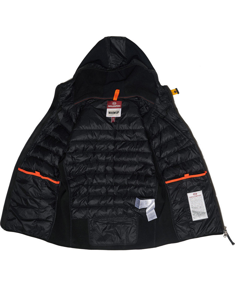 Heren | Jassen | Parajumpers | Nolan Hybrid Hooded Jacket Black