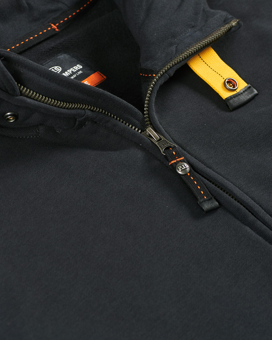 Heren | Truien | Parajumpers | Aldrin Full-Zip Hoodie Black