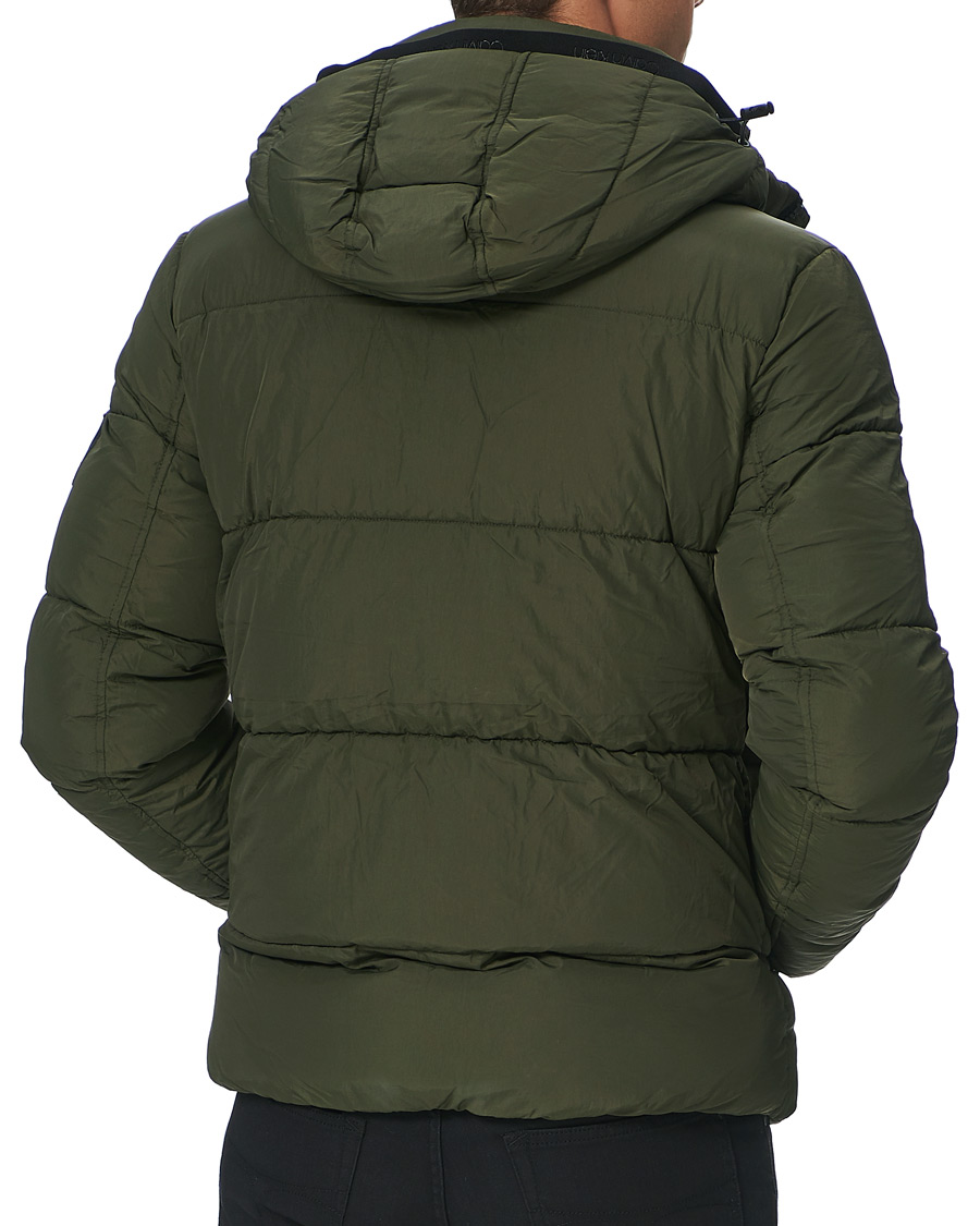 Heren | Jassen | Calvin Klein | Crinkle Nylon Puffer Jacket Dark Olive