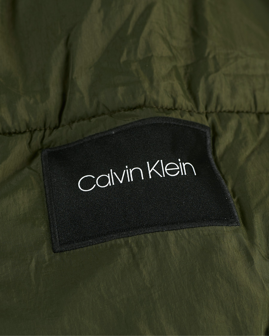 Heren | Jassen | Calvin Klein | Crinkle Nylon Puffer Jacket Dark Olive