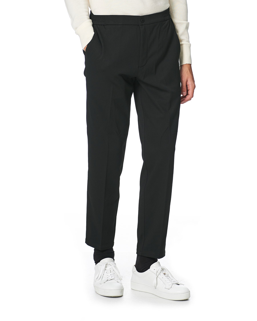 Heren | Broeken | Calvin Klein | Tapered Fit Jersey Hybrid Pants Black