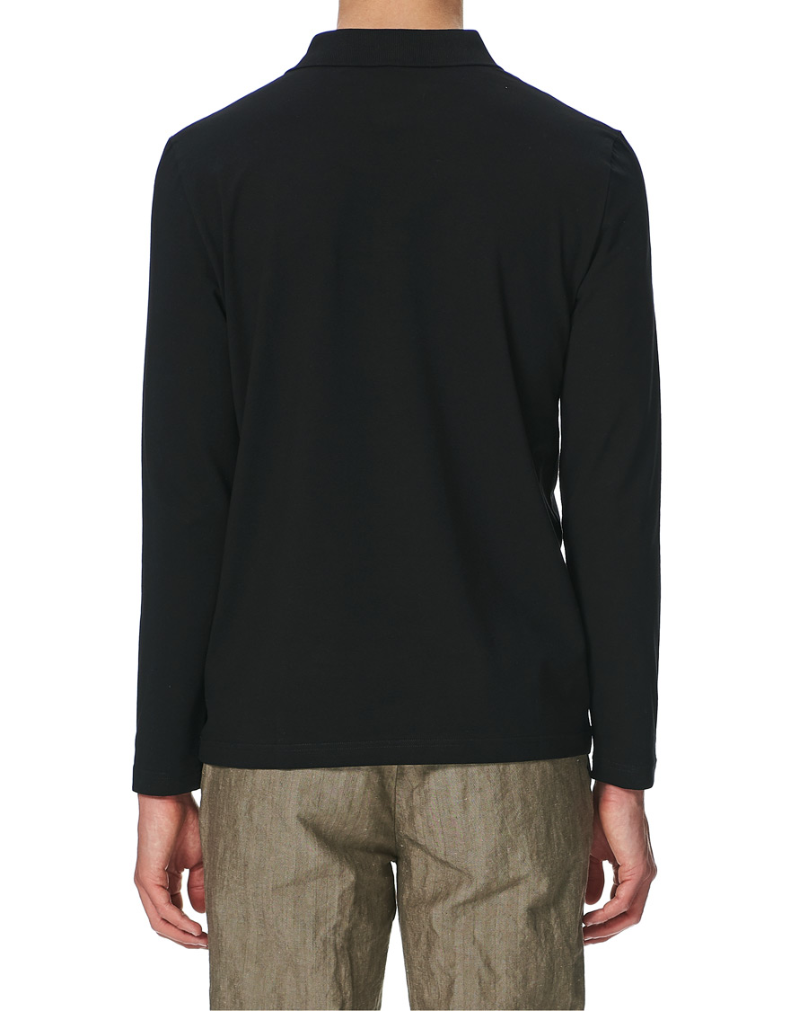 Heren | Truien | Filippa K | Luke Lycra Poloshirt Black
