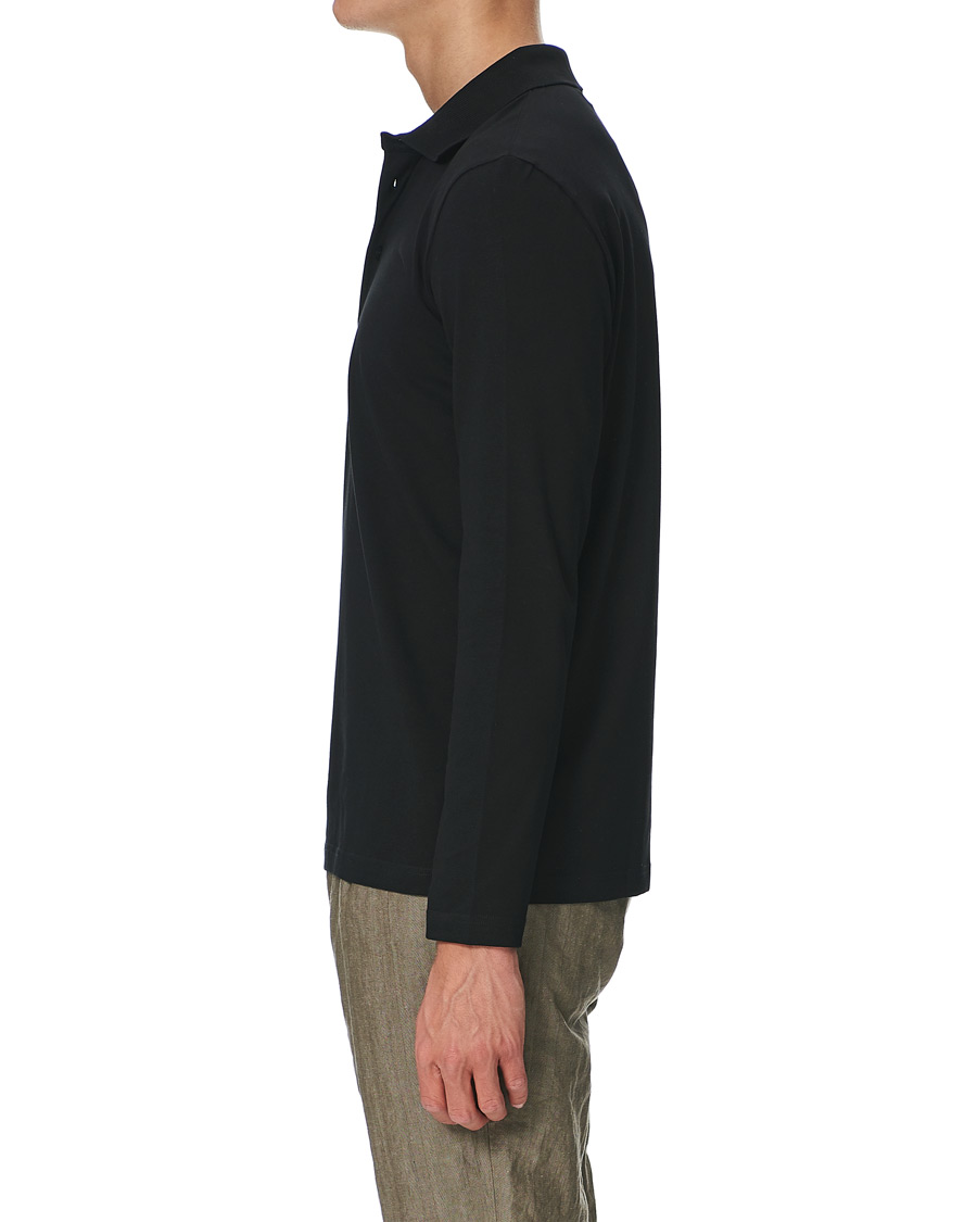 Heren | Truien | Filippa K | Luke Lycra Poloshirt Black