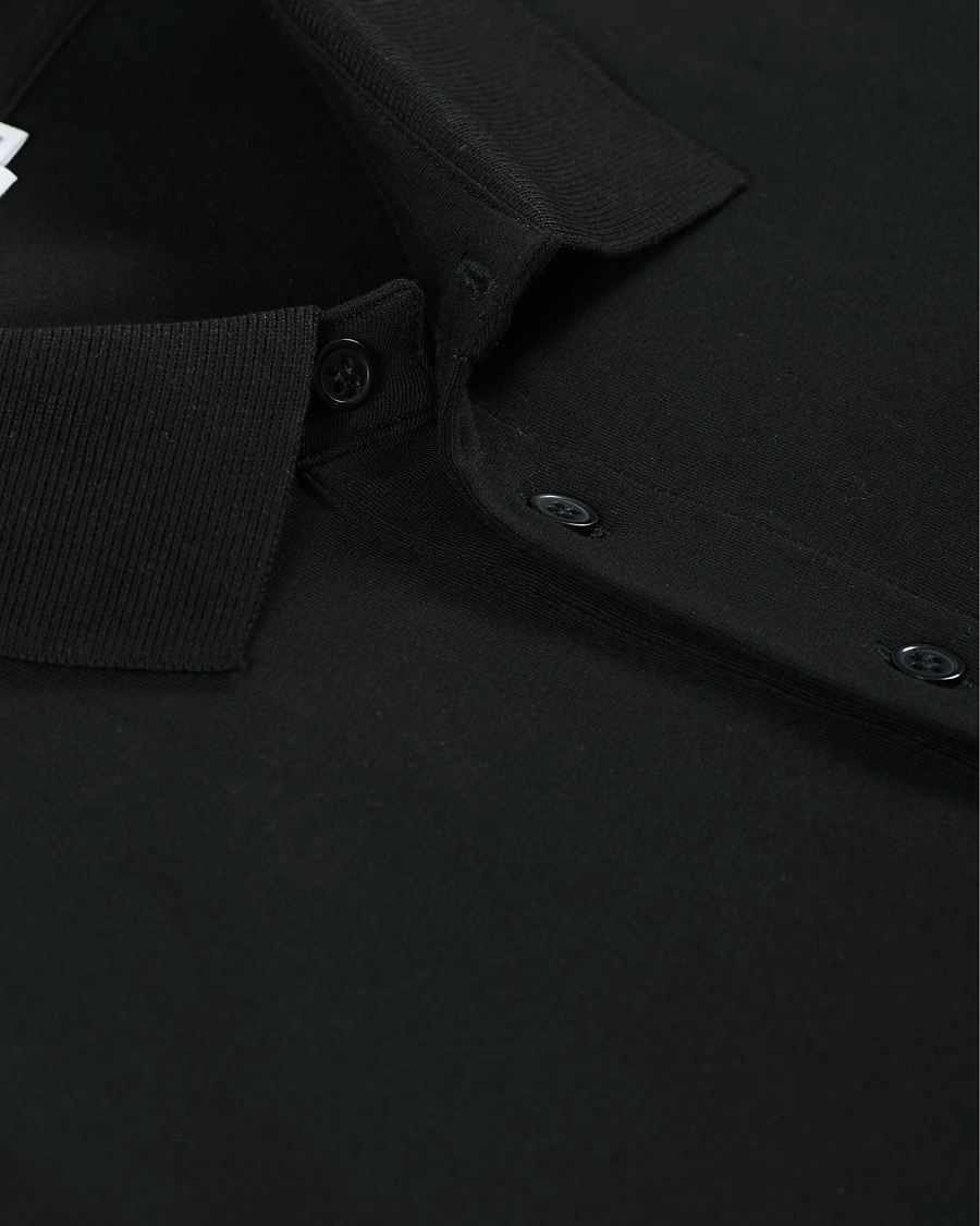 Heren | Truien | Filippa K | Luke Lycra Poloshirt Black