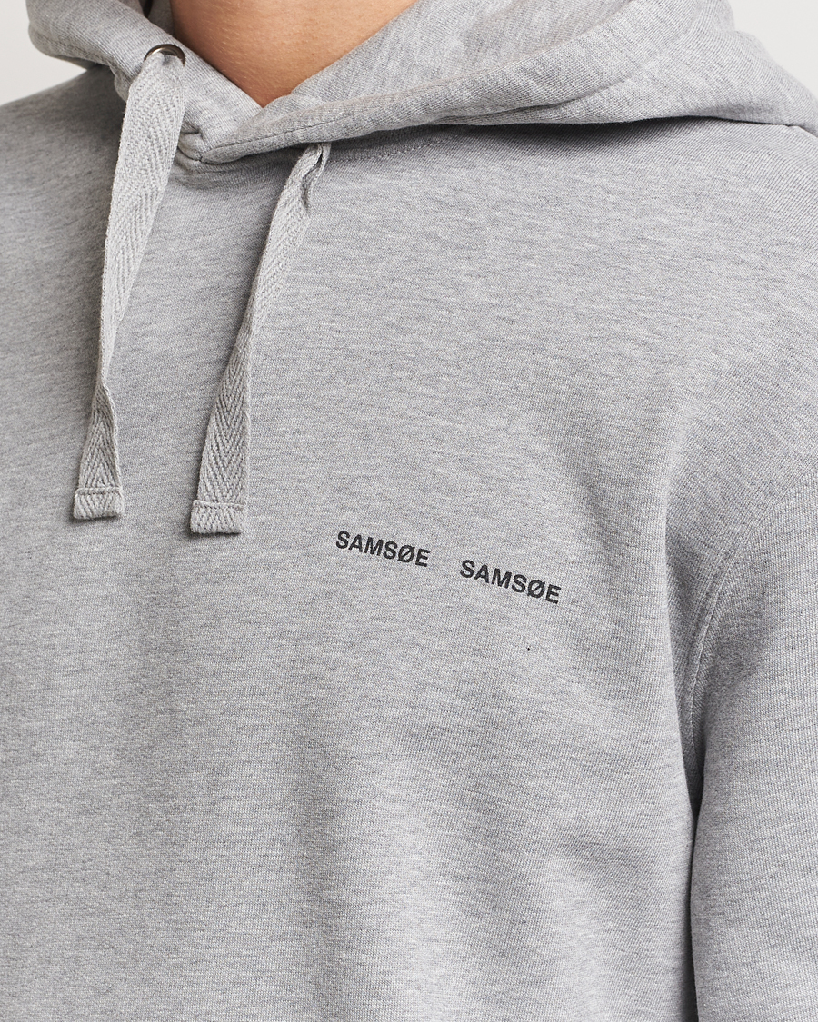 Heren | Truien | Samsøe Samsøe | Norsbro Hoodie Grey Melange