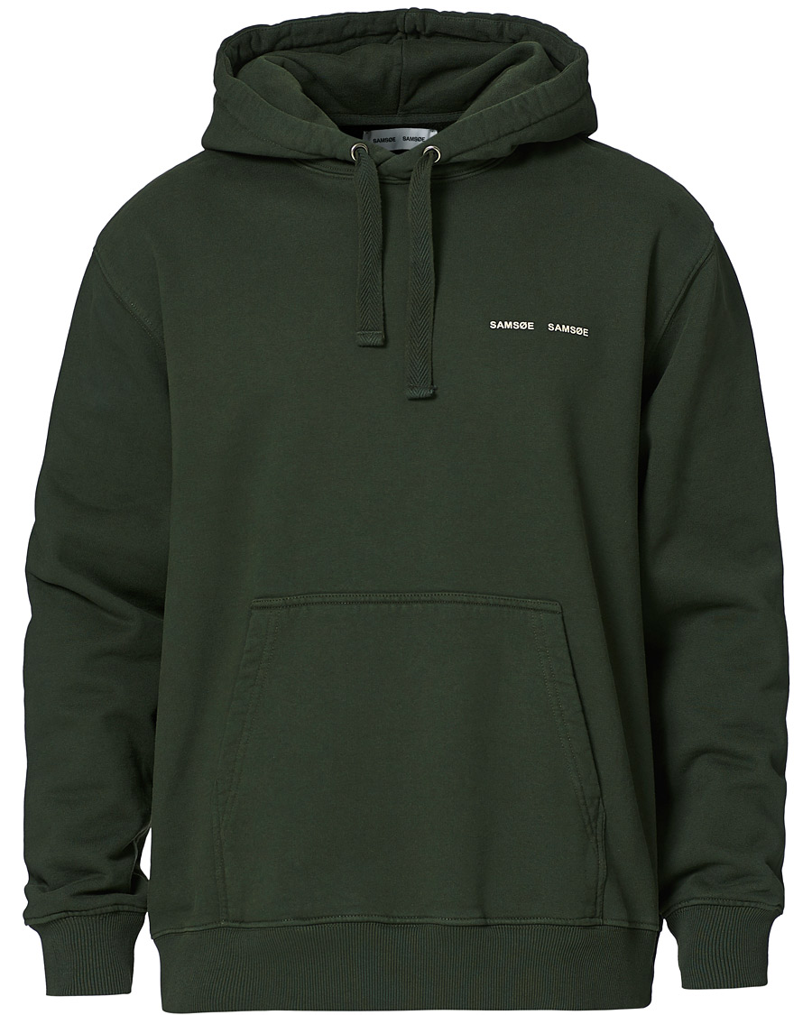 Heren | Truien | Samsøe Samsøe | Samsøe & Samsøe Norsbro Hoodie Kambu Green