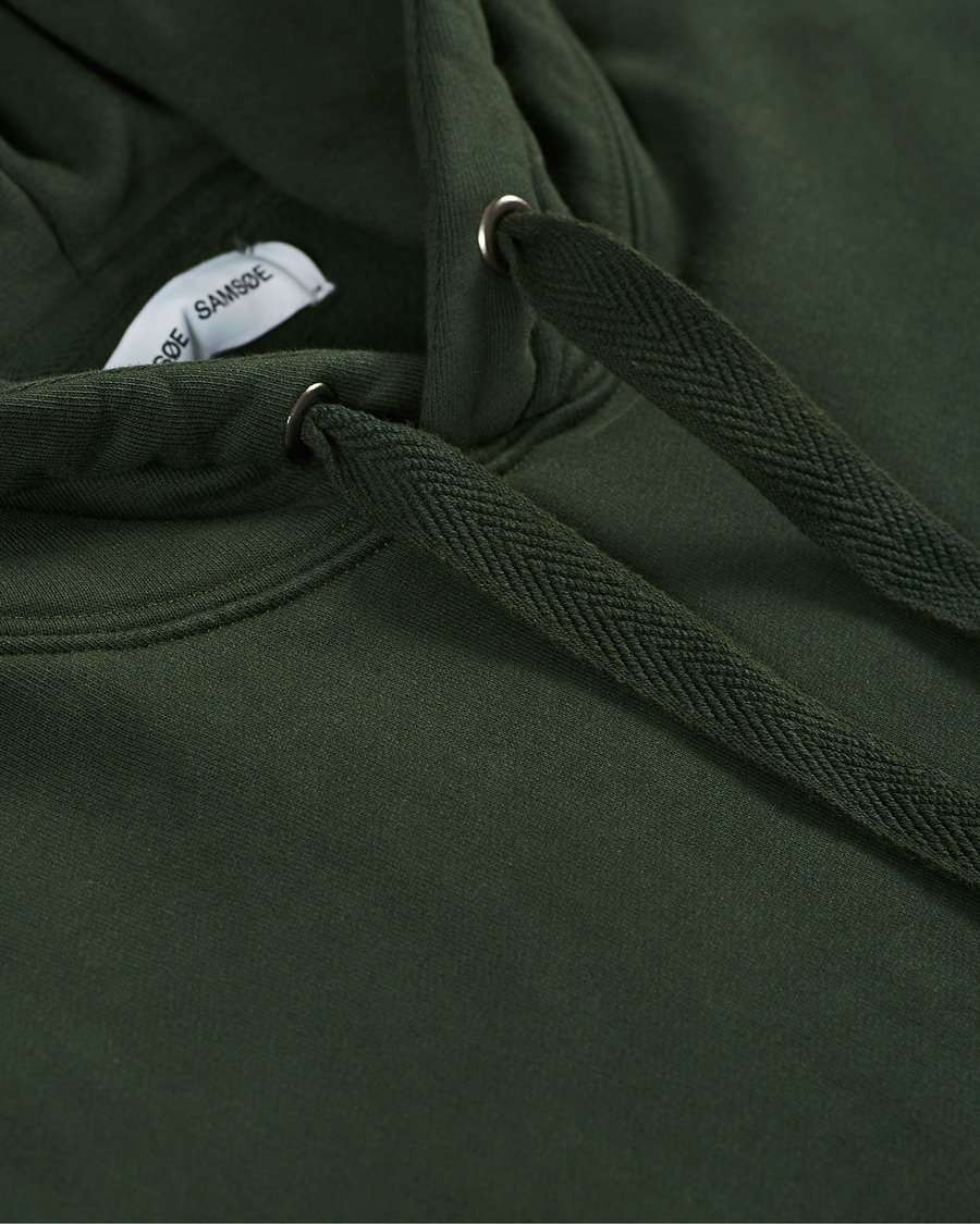 Heren | Truien | Samsøe Samsøe | Samsøe & Samsøe Norsbro Hoodie Kambu Green