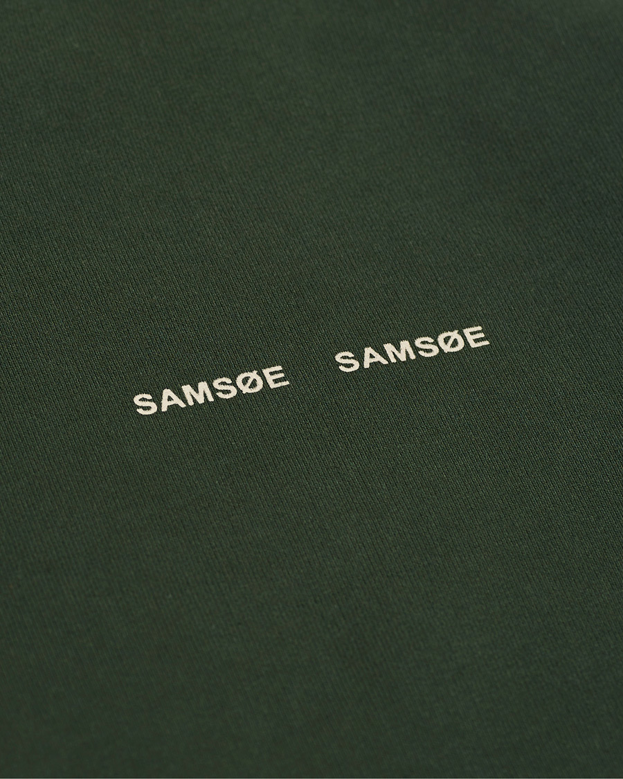 Heren | Truien | Samsøe Samsøe | Samsøe & Samsøe Norsbro Hoodie Kambu Green