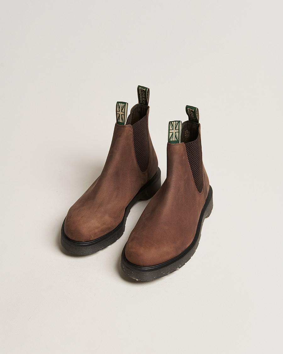 Heren | Loake 1880 Mccauley Heat Sealed Chelsea Brown Nubuck | Loake Shoemakers | Loake 1880 Mccauley Heat Sealed Chelsea Brown Nubuck