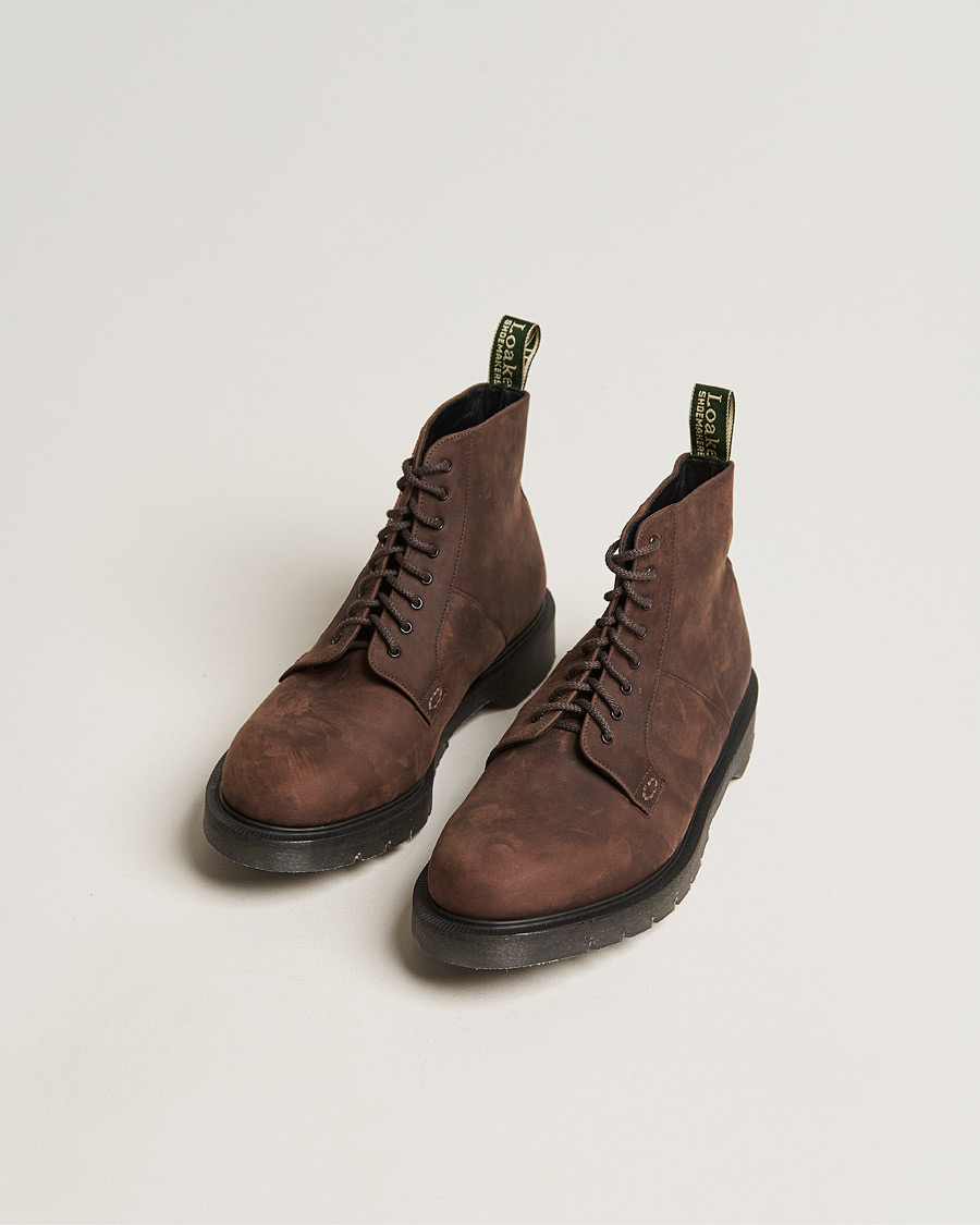 Heren | Loake Shoemakers Niro Heat Sealed Laced Boot Brown Nubuck | Loake Shoemakers | Niro Heat Sealed Laced Boot Brown Nubuck