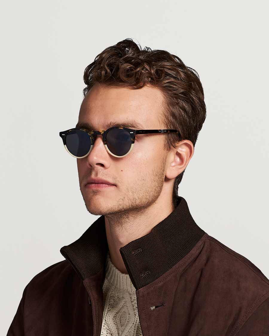 Heren | Accessoires | Oliver Peoples | Gregory Peck 1962 Folding Sunglasses Brown/Honey