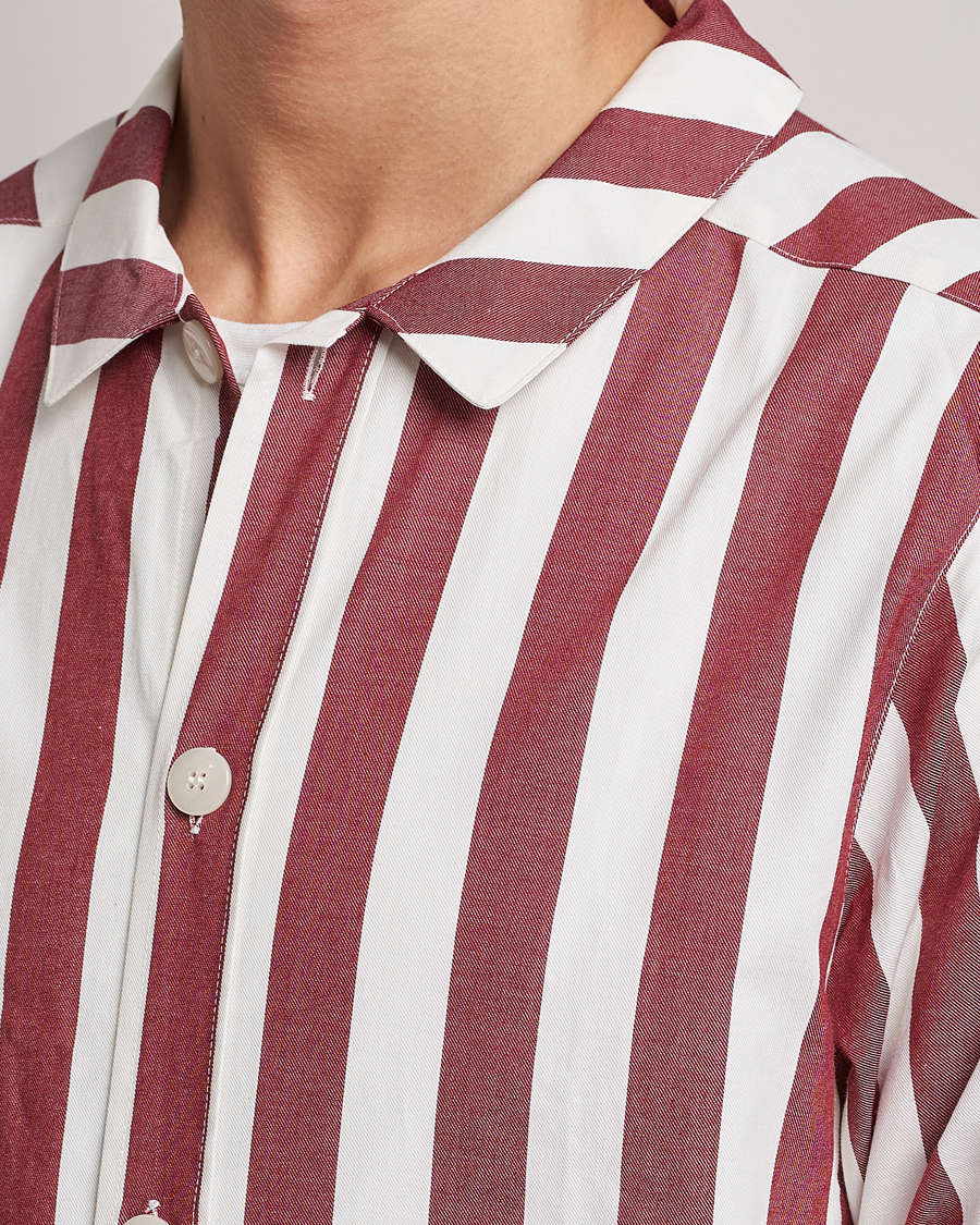 Heren | Pyjama's en gewaden | Nufferton | Uno Striped Pyjama Set Red/White