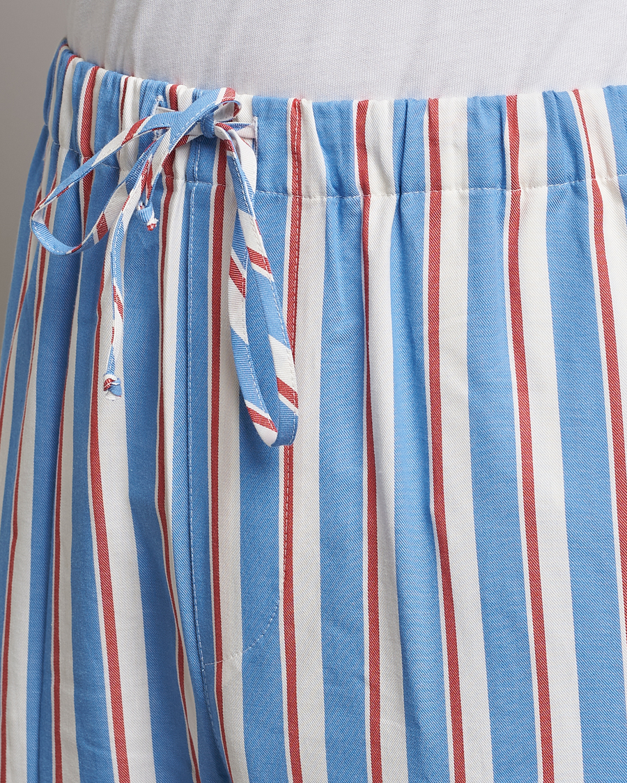 Heren | Pyjama's en gewaden | Nufferton | Uno Triple Striped Pyjama Set Blue/White/Red