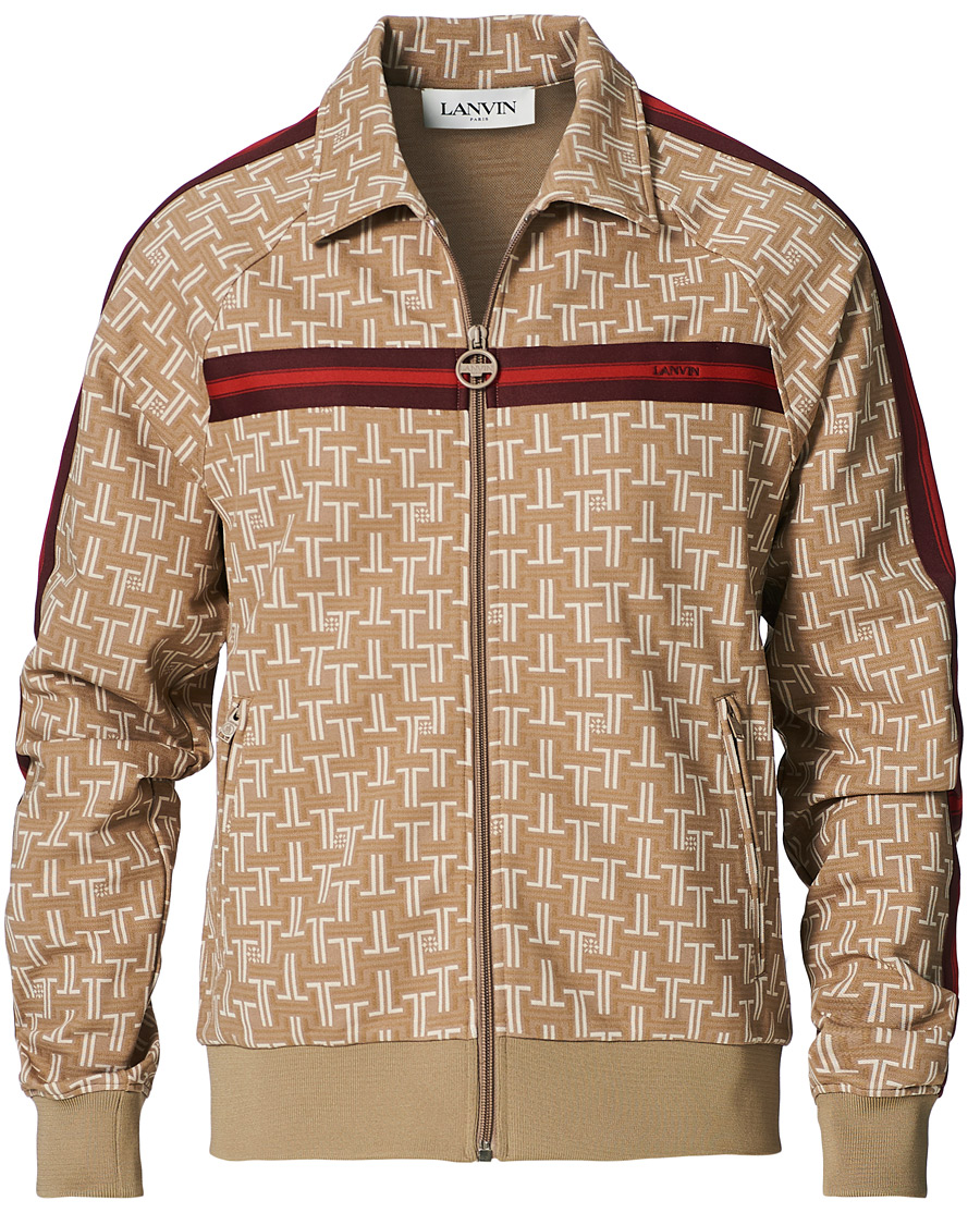 Heren | Truien | Lanvin | Monogram Track Sweater Tan