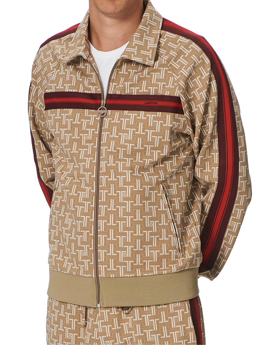 Heren | Truien | Lanvin | Monogram Track Sweater Tan