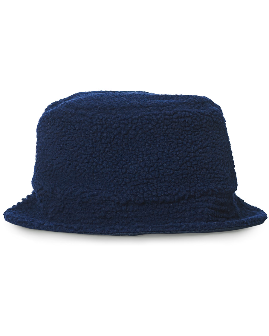 Heren | Moncler Teddy Bucket Hat Dark Blue | Moncler | Teddy Bucket Hat Dark Blue