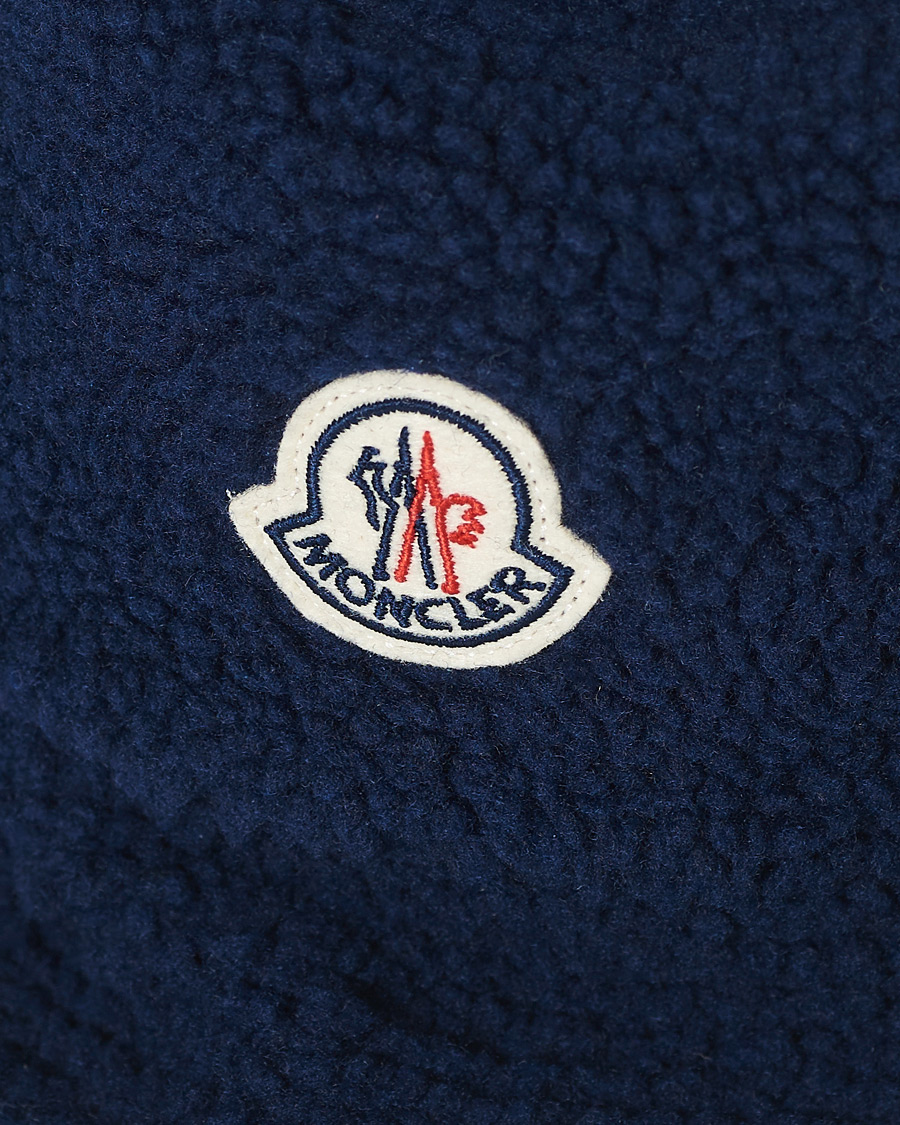 Heren | Moncler Teddy Bucket Hat Dark Blue | Moncler | Teddy Bucket Hat Dark Blue