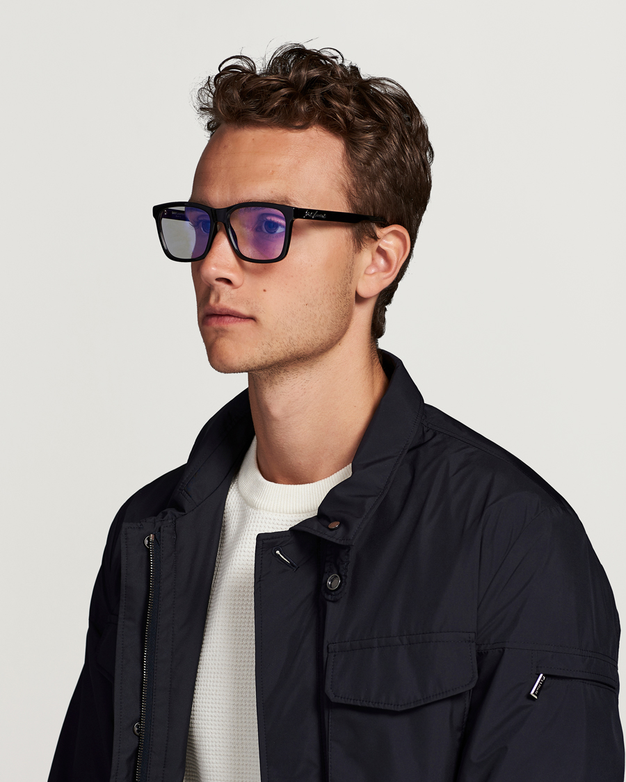 Heren | D-frame zonnebrillen | Saint Laurent | SL 318 Photochromic Sunglasses Shiny Black