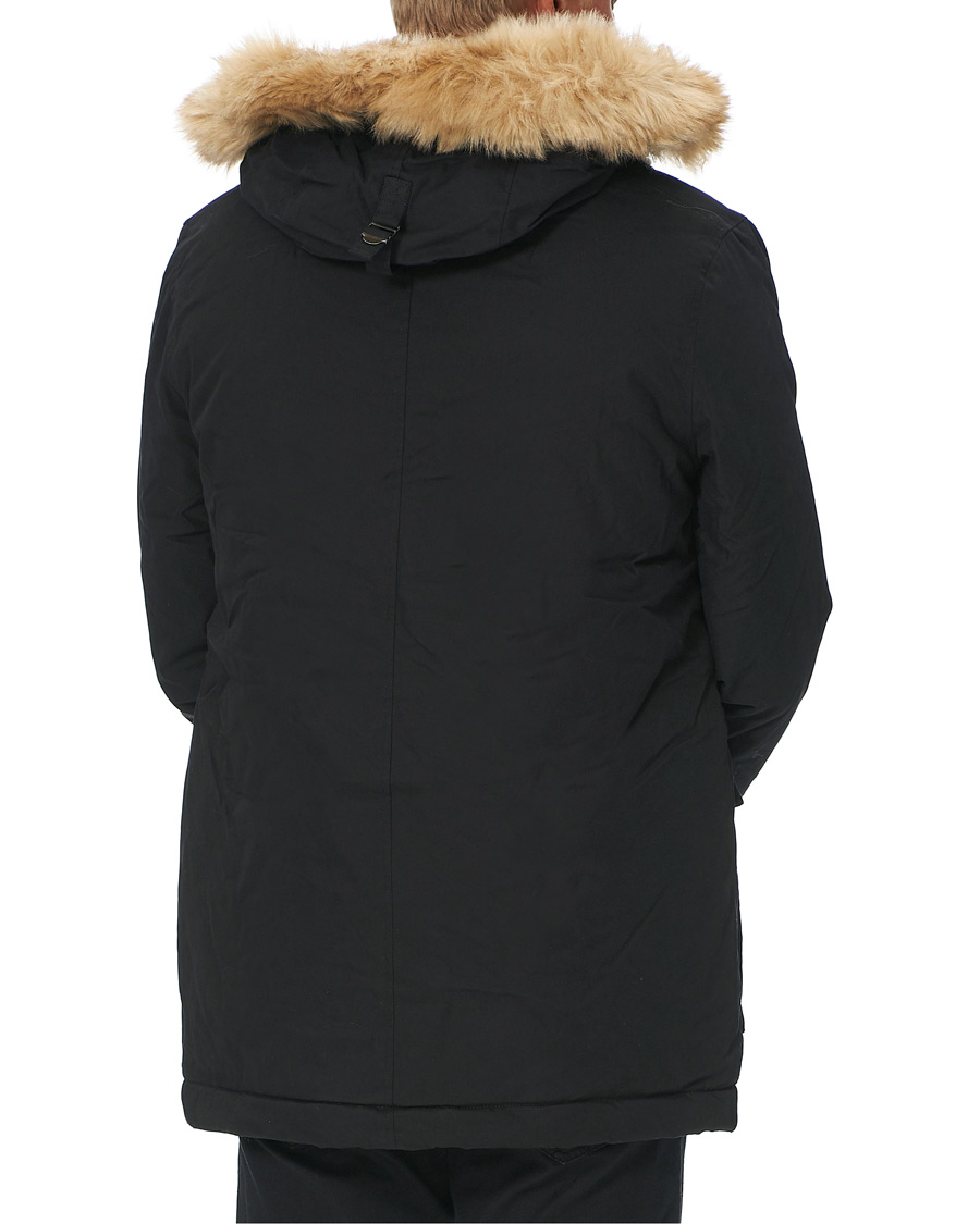 Heren | Jassen | Lyle & Scott | Winter Weight Micro Fleece Parka Black