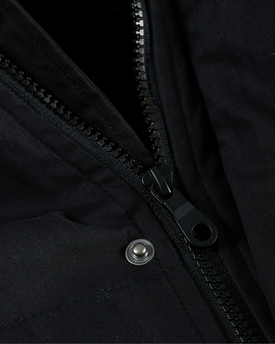 Heren | Jassen | Lyle & Scott | Winter Weight Micro Fleece Parka Black
