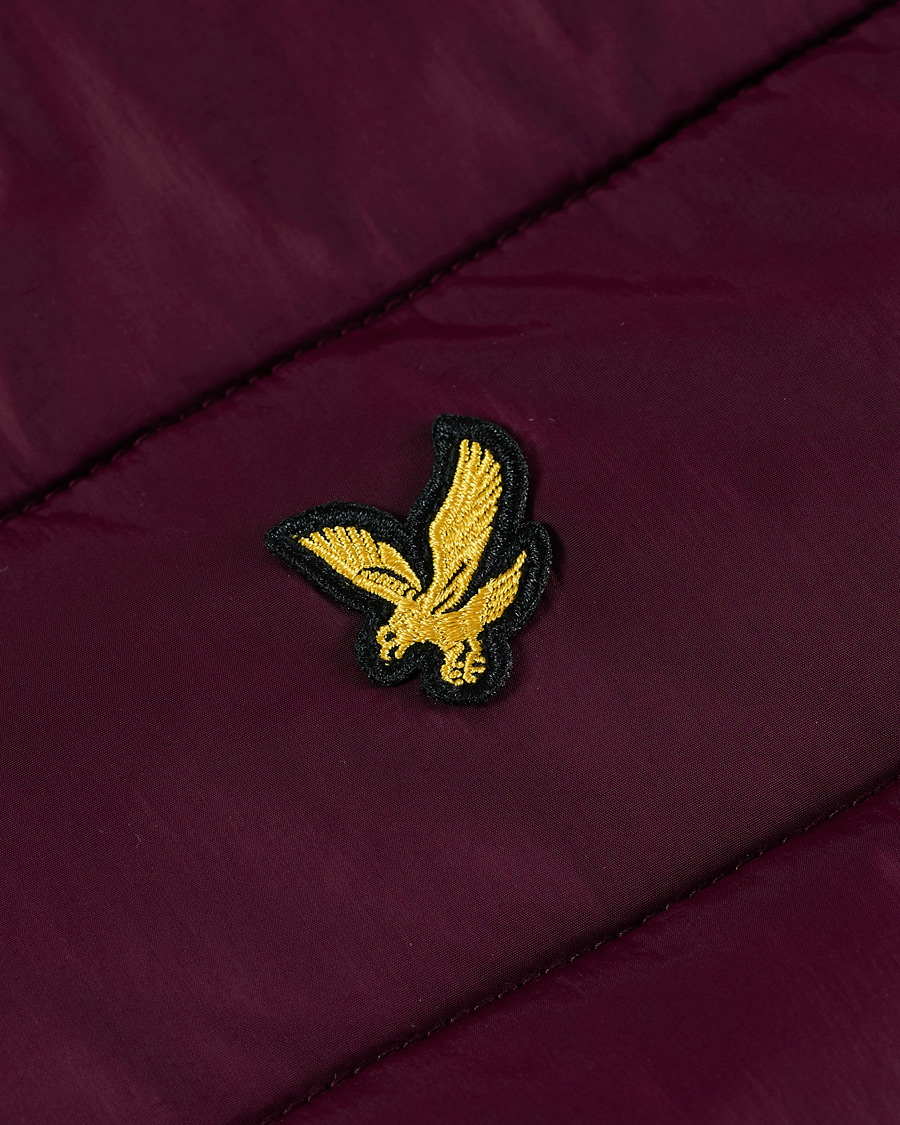 Heren | Jassen | Lyle & Scott | Lightweight Puffer Jacket Burgundy