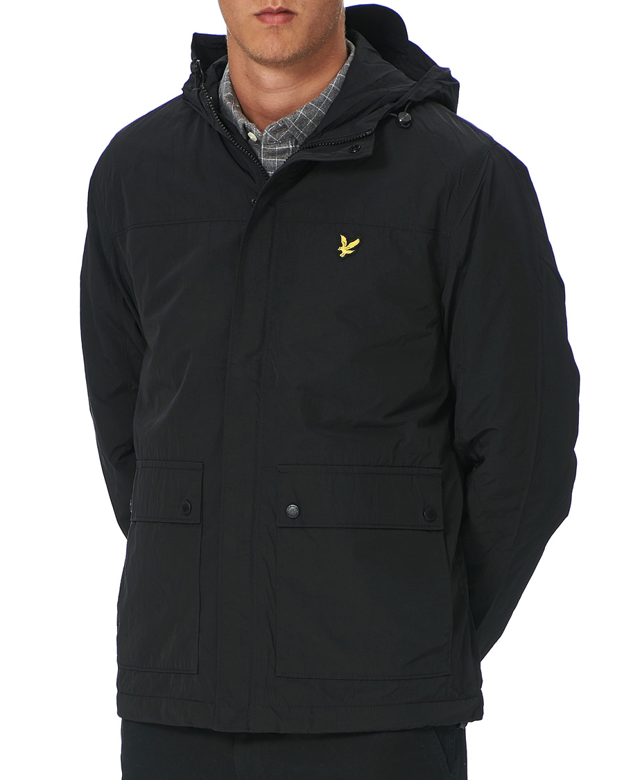 Heren | Jassen | Lyle & Scott | Hooded Pocket Jacket Black