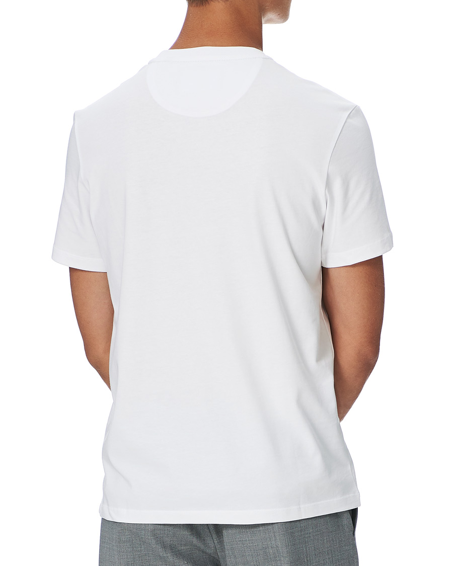Heren | T-shirts | Lyle & Scott | Organic Cotton Contrast Pocket Tee White/Jet Black