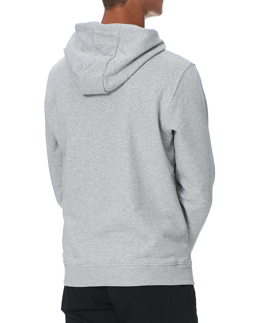 Heren | Truien | Lyle & Scott | Organic Cotton Pullover Hoodie Light Grey Melange
