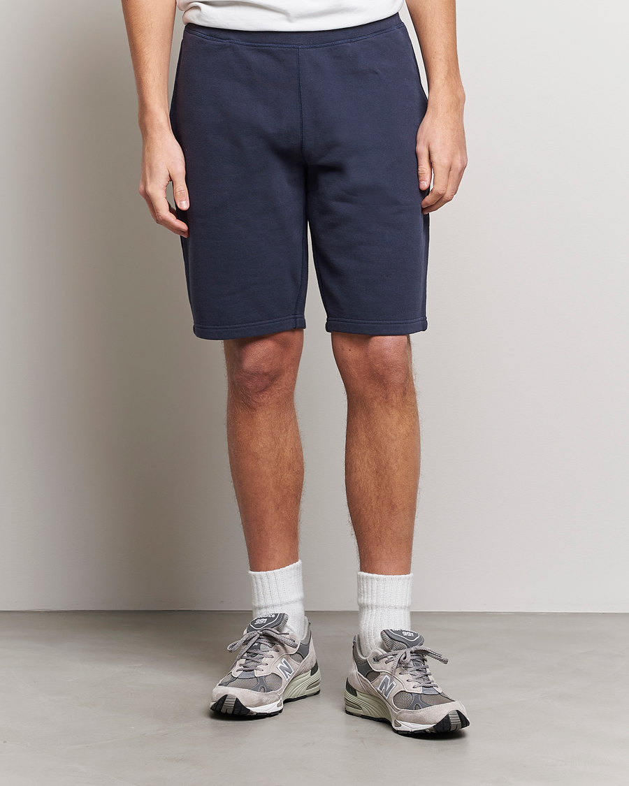 Heren | Korte broek | Sunspel | Loopback Shorts Navy