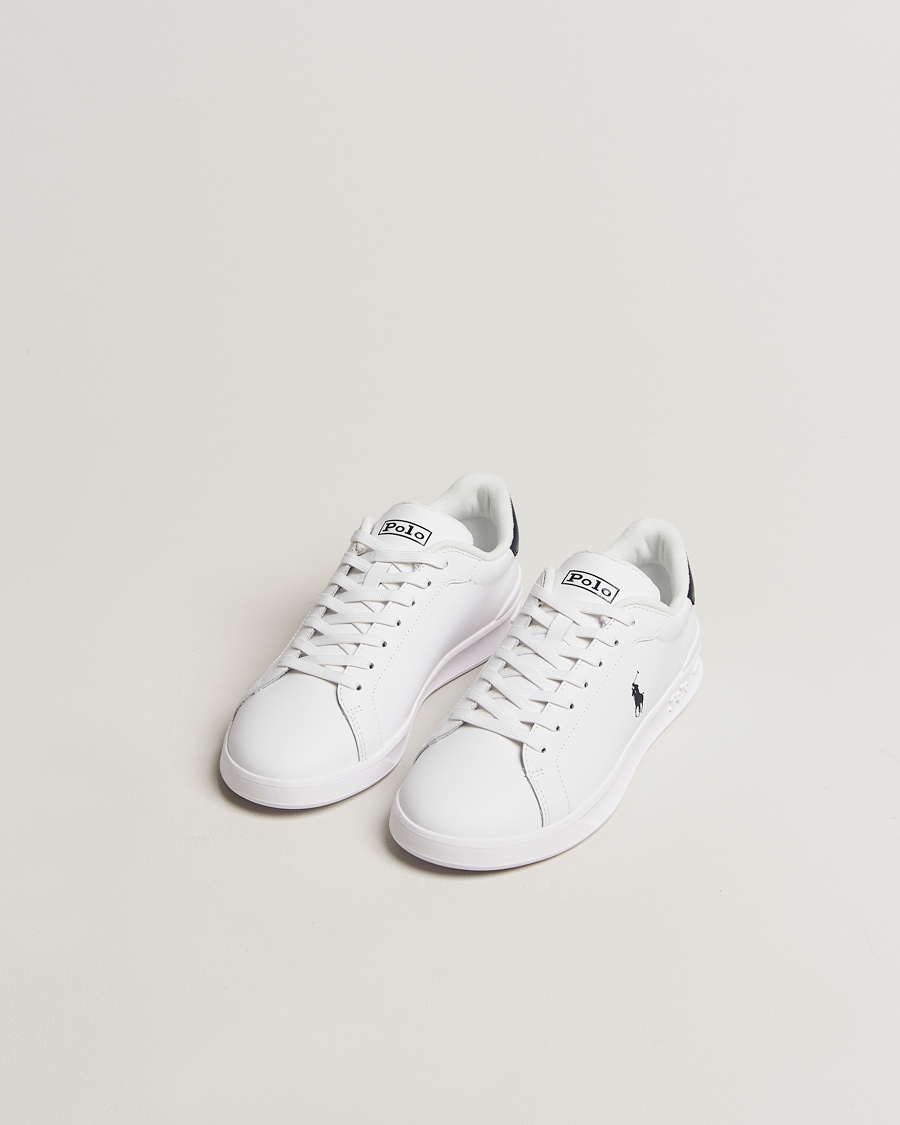 Heren | Sneakers | Polo Ralph Lauren | Heritage Court Sneakers White/Newport Navy
