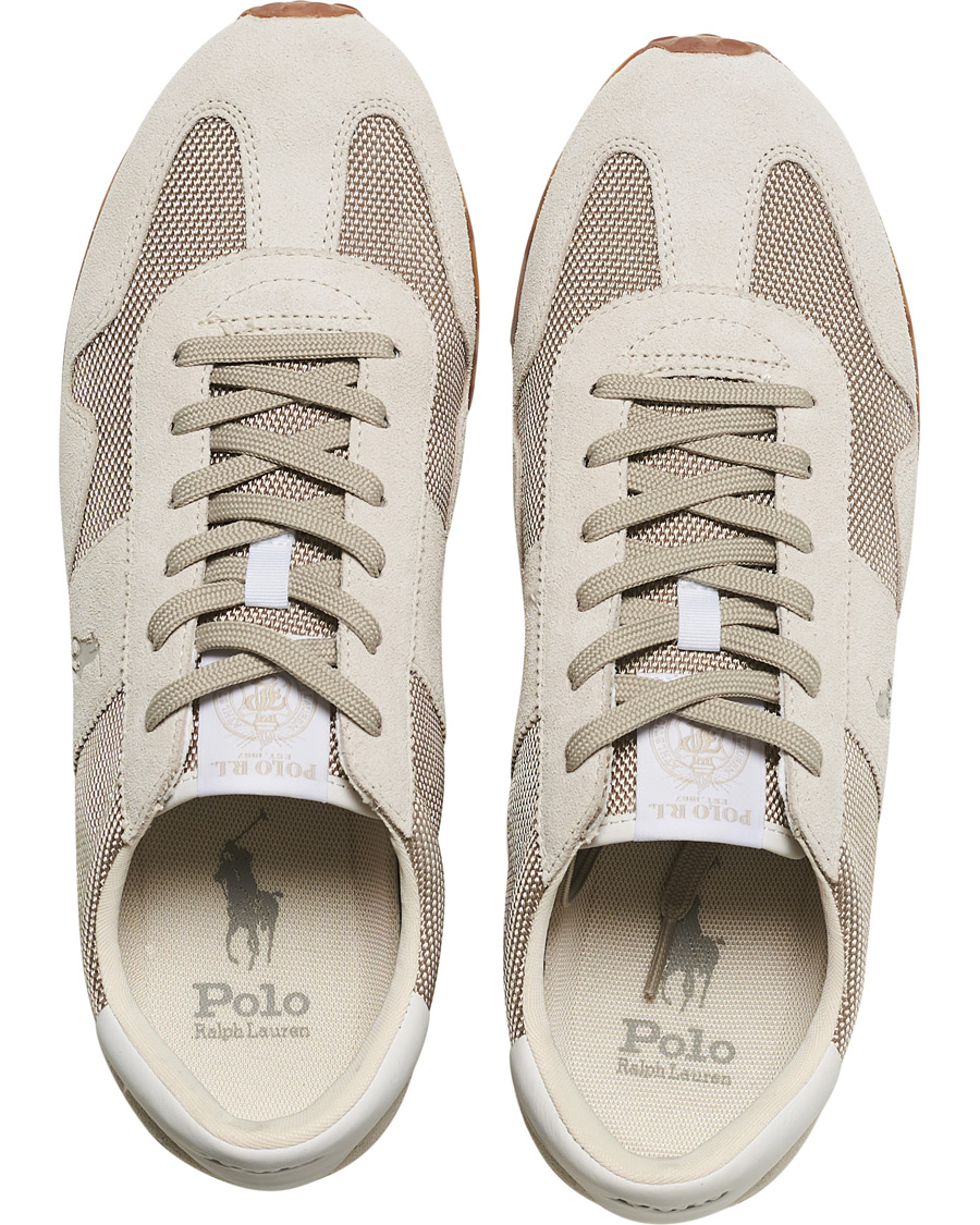 Heren | Polo Ralph Lauren Train 85 Running Sneaker Dove Grey | Polo Ralph Lauren | Train 85 Running Sneaker Dove Grey