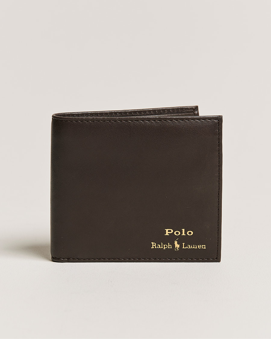 Heren | Polo Ralph Lauren Smooth Leather Wallet Brown | Polo Ralph Lauren | Smooth Leather Wallet Brown