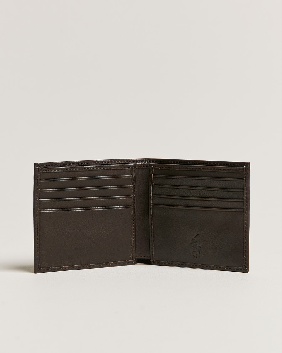 Heren | Polo Ralph Lauren Smooth Leather Wallet Brown | Polo Ralph Lauren | Smooth Leather Wallet Brown
