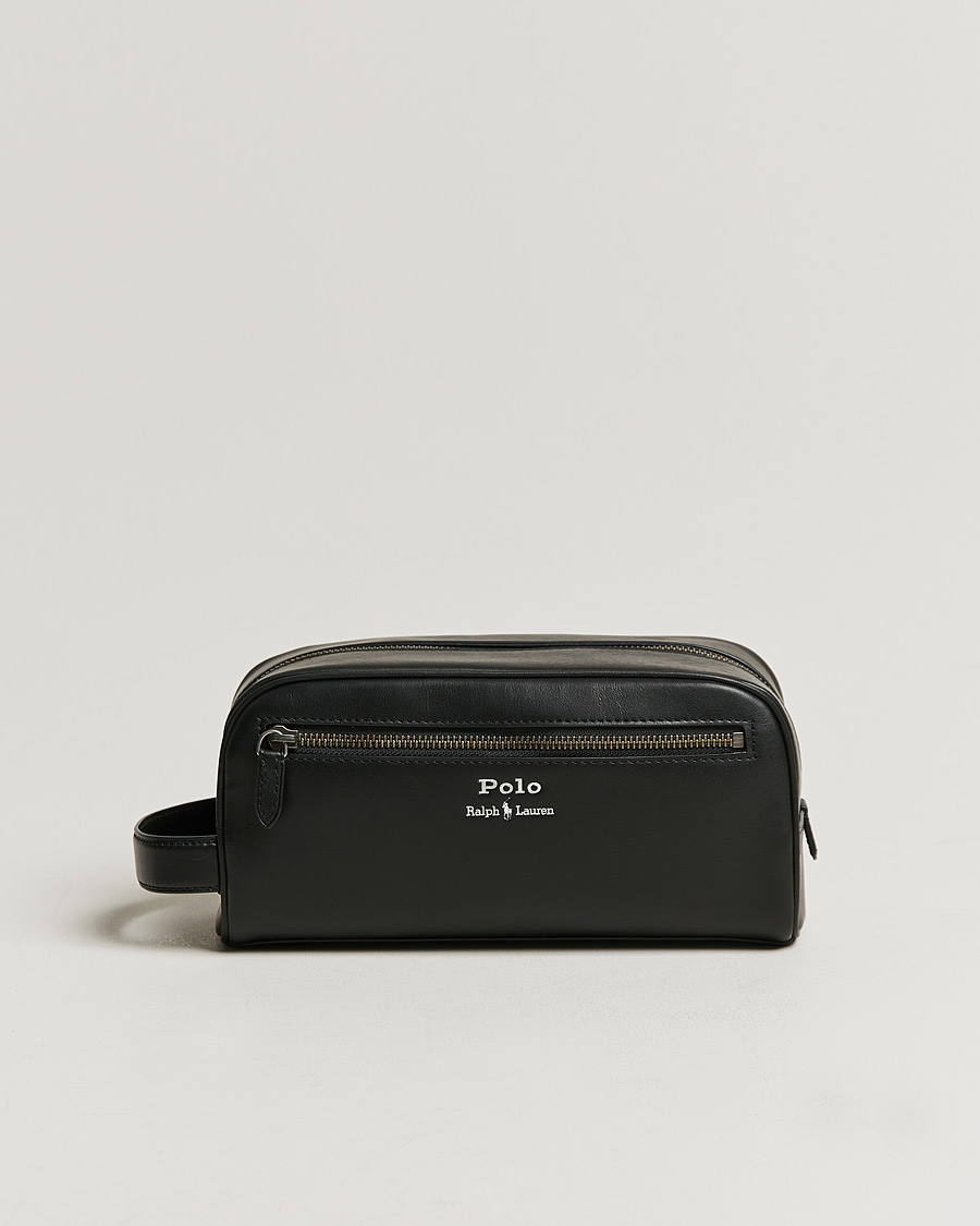 Heren | Tassen | Polo Ralph Lauren | Leather Washbag Black