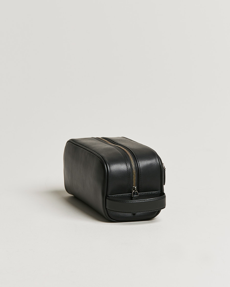 Men | Accessories | Polo Ralph Lauren | Leather Washbag Black