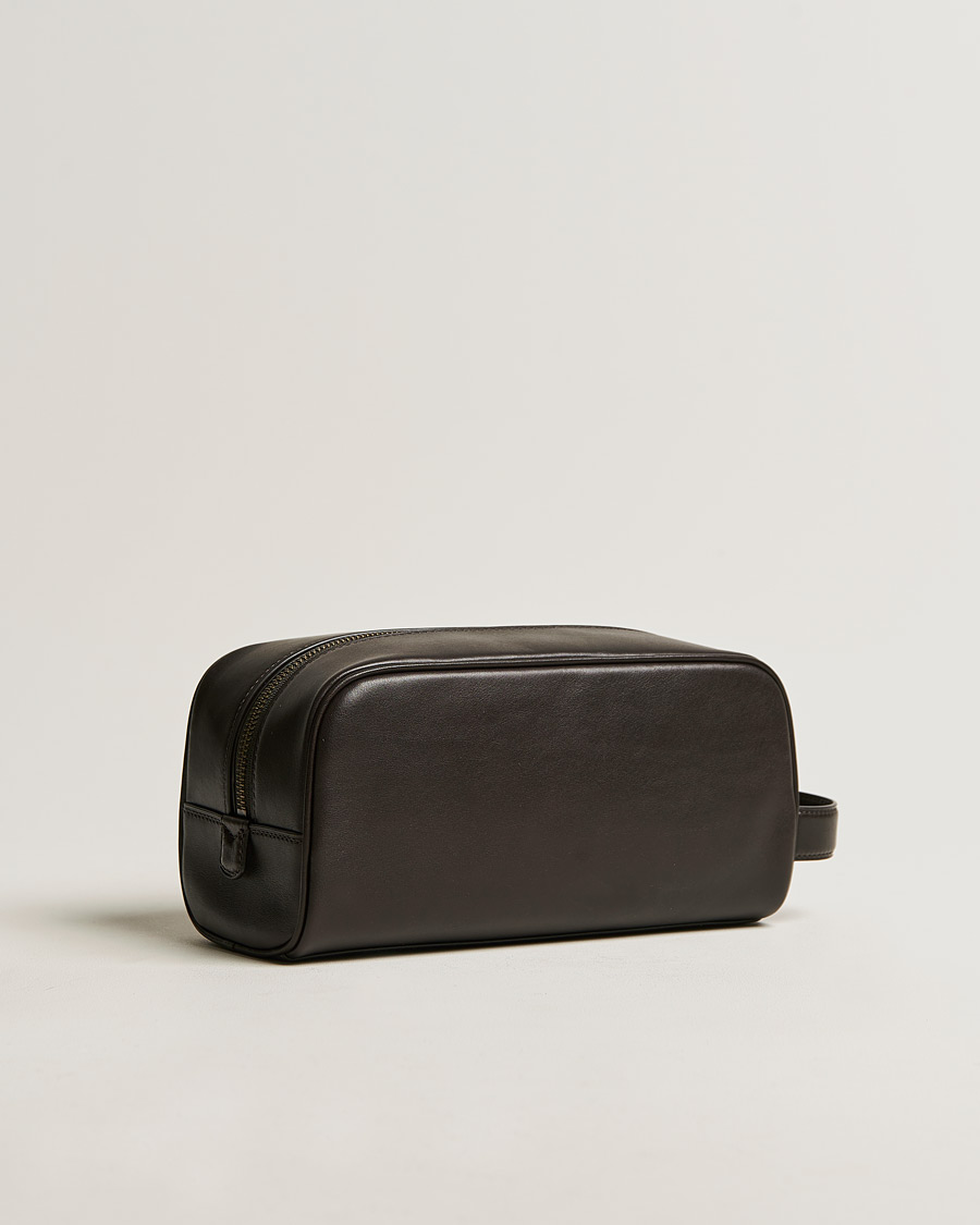 Heren | Toilettassen | Polo Ralph Lauren | Leather Washbag Brown