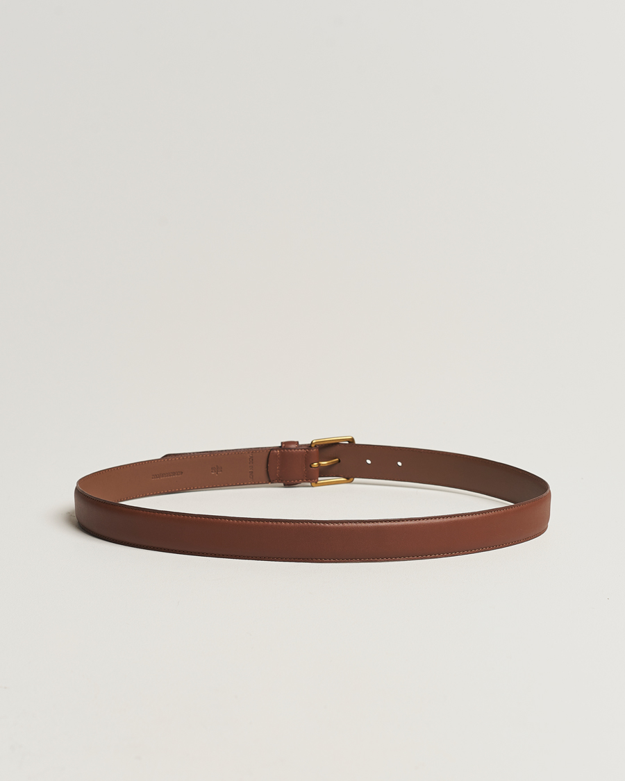 Heren | Leren riemen | Polo Ralph Lauren | Leather Belt Brown