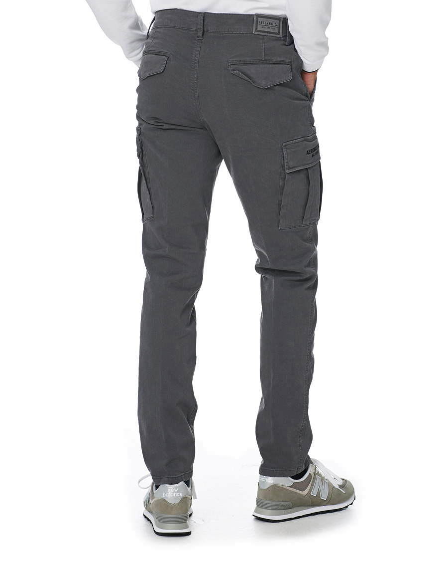 Heren | Broeken | Aeronautica Militare | Cargo Trousers Grigio Medio