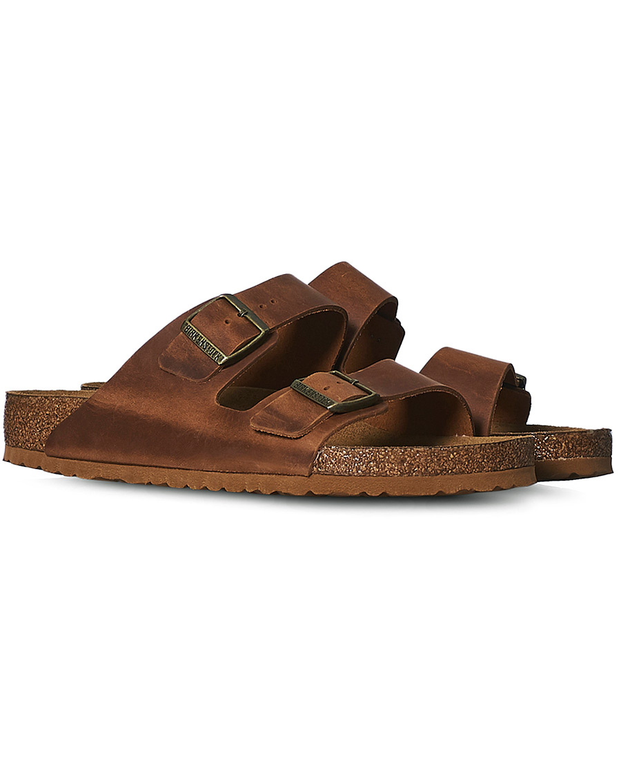 Heren | BIRKENSTOCK Arizona Soft Footbed Cognac Oiled Leather | BIRKENSTOCK | Arizona Soft Footbed Cognac Oiled Leather